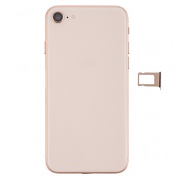 Voorgemonteerde achterkant voor iPhone 8 (Roze Gold)(Met Logo) voor 69,90 €