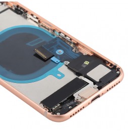 Vormontiert Gehäuse Rückseite Rahmen für iPhone 8 (Rosa gold)(Mit Logo) für 69,90 €
