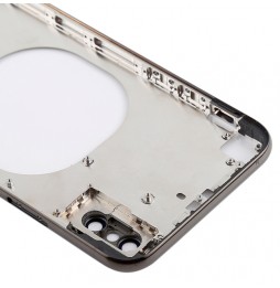 Komplett Gehäuse für iPhone X (Transparent + Schwarz)(Mit Logo) für 49,90 €