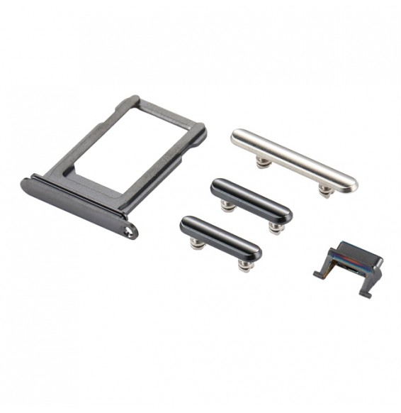 SIM Card Tray + Buttons for iPhone X (Grey)