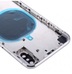 Achterkant voor iPhone X (Zilver)(Met Logo) voor 44,50 €