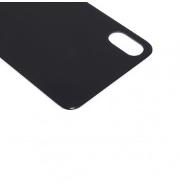 Achterkant glas met lijm voor iPhone X (Zwart)(Met Logo) voor 11,90 €