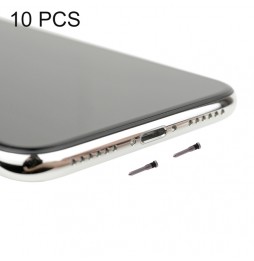 10x Ladebuchse Schrauben für iPhone X (Weiss) für 6,90 €