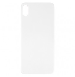 Cache vitre arrière avec adhésif pour iPhone X (Blanc)(Avec Logo) à 11,90 €