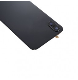 Cache vitre arrière avec lentille et adhésif pour iPhone X (Noir)(Avec Logo) à 22,45 €