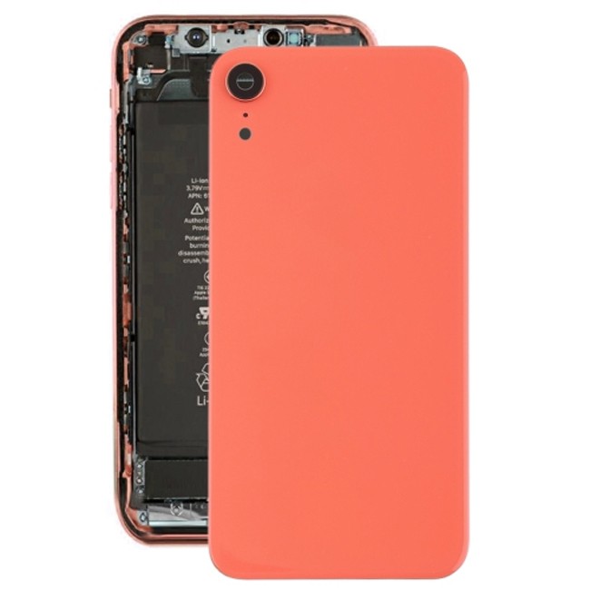 Cache vitre arrière avec lentille et adhésif pour iPhone XR (Rose)(Avec Logo) à 14,90 €