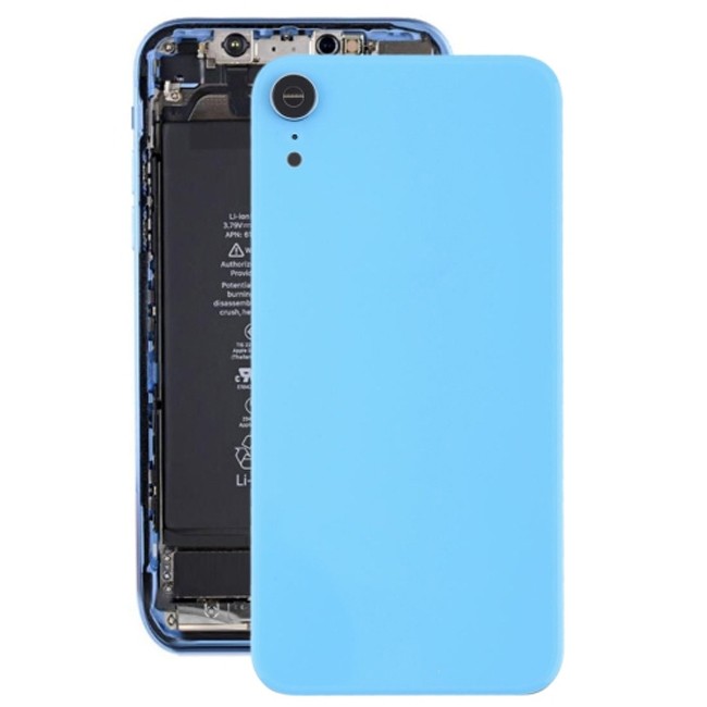 Back Cover Rear Glass with Lens & Adhesive for iPhone XR (Blue)(With Logo) at 14,90 €