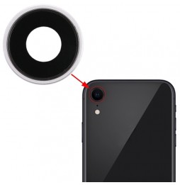 Lentille vitre caméra pour iPhone XR (Blanc) à 6,89 €