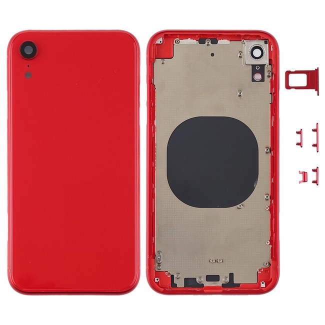Achterkant voor iPhone XR (Rood)(Met Logo) voor 35,50 €