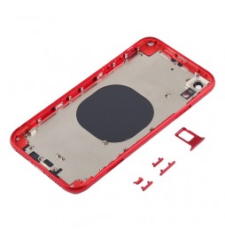 Full Back Housing Cover for iPhone XR (Red)(With Logo) at 35,50 €