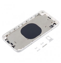 Full Back Housing Cover for iPhone XR (White)(With Logo) at 35,50 €