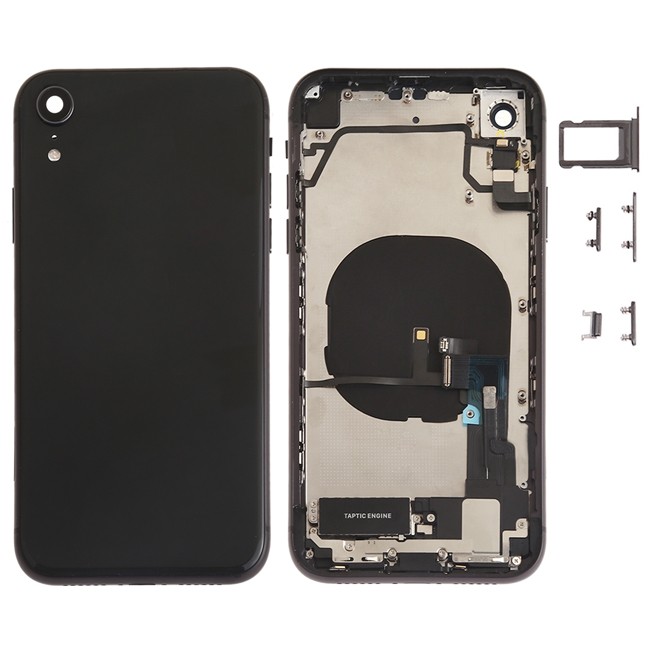 Back Housing Cover Assembly for iPhone XR (Black)(With Logo) at 67,90 €