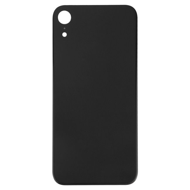 Vitre arrière iPhone XR Noir - Avec logo + Adhésif