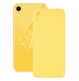 Cache vitre arrière avec adhésif pour iPhone XR (Jaune)(Avec Logo) à 13,19 €