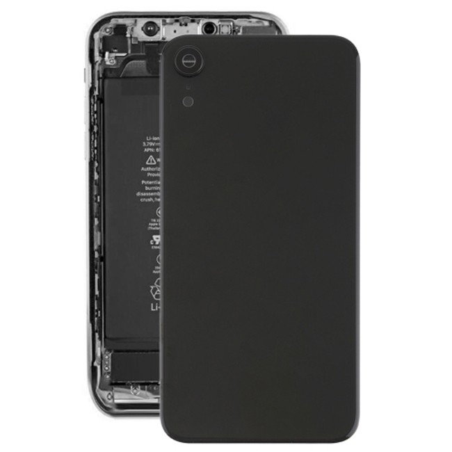 Rückseite Akkudeckel Glas mit Linse und Kleber für iPhone XR (Schwarz)(Mit Logo) für 14,90 €