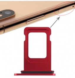 Tiroir double carte SIM pour iPhone XR (Rouge) à 6,90 €