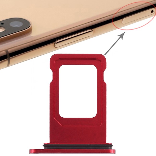 Dual SIM Card Tray for iPhone XR (Red) at 6,90 €