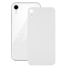 Cache vitre arrière avec adhésif pour iPhone XR (Blanc)(Avec Logo) à 13,19 €