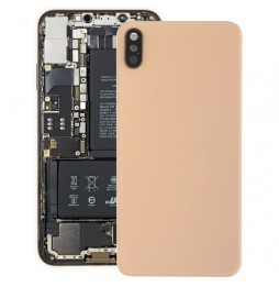 Cache vitre arrière avec lentille et adhésif pour iPhone XS Max (Gold)(Avec Logo) à 14,90 €