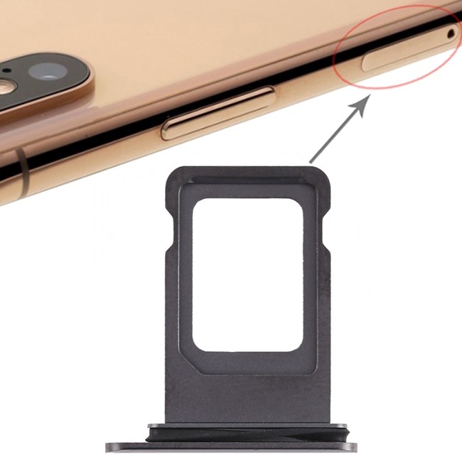 SIM Card Tray for iPhone XS Max (Black) at 6,90 €
