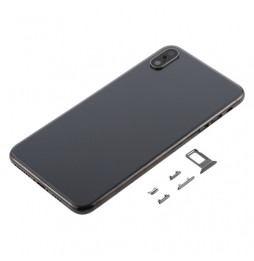 Komplett Gehäuse für iPhone XS Max (Schwarz)(Mit Logo) für 64,90 €