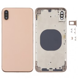 Full Back Housing Cover for iPhone XS Max (Gold)(With Logo) at 64,90 €