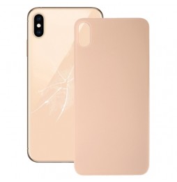 Cache vitre arrière avec adhésif pour iPhone XS Max (Gold)(Avec Logo) à 12,90 €