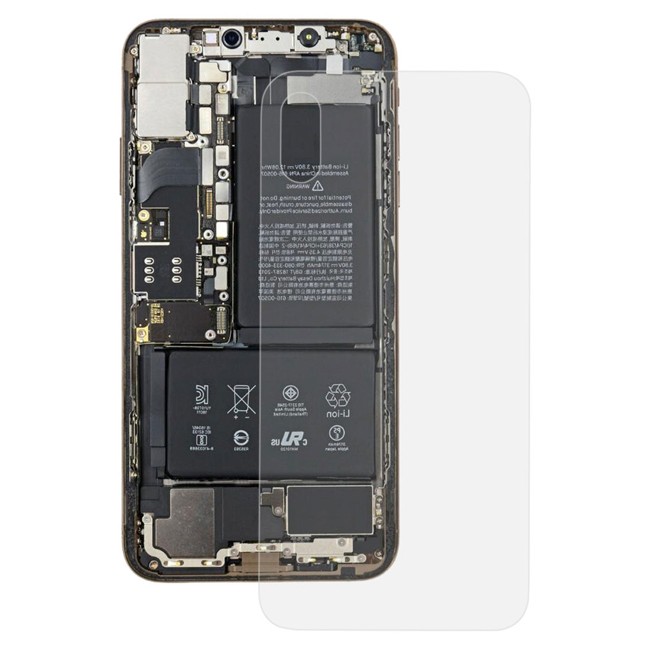 Cache vitre arrière avec adhésif pour iPhone XS Max (Transparent) à 12,90 €