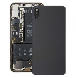 Cache vitre arrière avec lentille et adhésif pour iPhone XS Max (Noir)(Avec Logo) à 14,90 €
