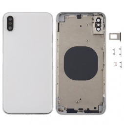 Full Back Housing Cover for iPhone XS Max (White)(With Logo) at 64,90 €