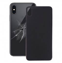 Achterkant glas met lijm voor iPhone XS Max (Zwart)(Met Logo) voor 12,90 €