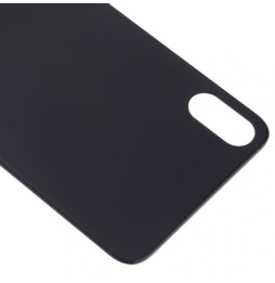 Cache vitre arrière avec adhésif pour iPhone XS Max (Noir)(Avec Logo) à 12,90 €