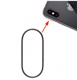 Rear Camera Metal Hoop Ring for iPhone XS & XS Max (Black)