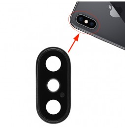 Lentille vitre caméra pour iPhone XS / XS Max (Blanc) à 8,90 €