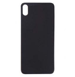 Cache vitre arrière avec adhésif pour iPhone XS (Noir)(Avec Logo) à 12,90 €