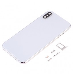 Full Back Housing Cover for iPhone XS (White)(With Logo) at 49,90 €