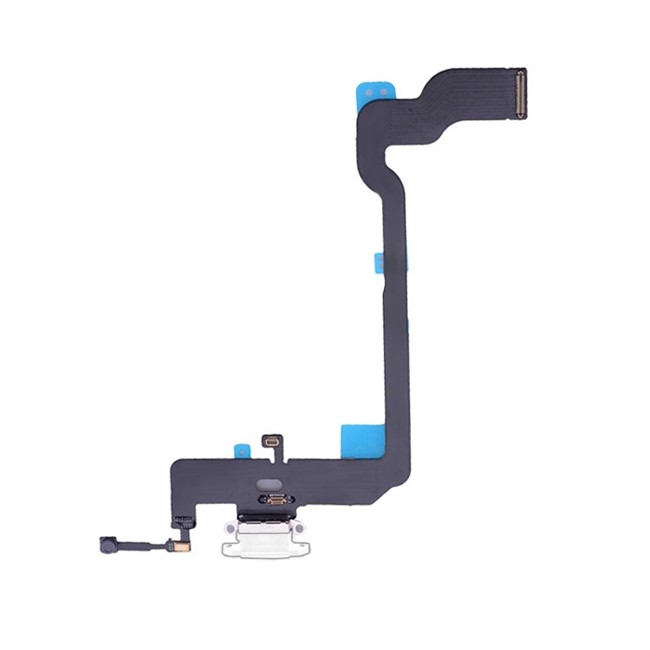 Charging Port Flex Cable for iPhone XS (White) at 18,99 €