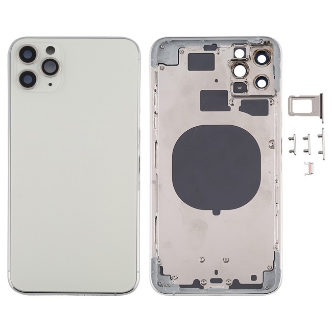 Achterkant voor iPhone 11 Pro Max (Zilver)(Met Logo) voor 79,50 €
