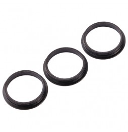 3x Camera Metal Hoop Ring for iPhone 11 Pro Max (Space Grey) at 9,45 €