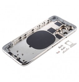 Full Back Housing Cover for iPhone 11 Pro (Silver)(With Logo) at 73,50 €