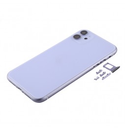 Full Back Housing Cover for iPhone 11 (Purple)(With Logo) at 36,90 €