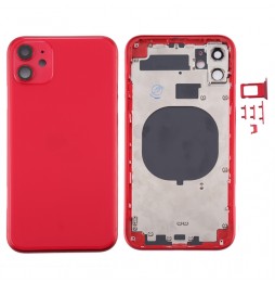 Full Back Housing Cover for iPhone 11 (Red)(With Logo) at 36,90 €