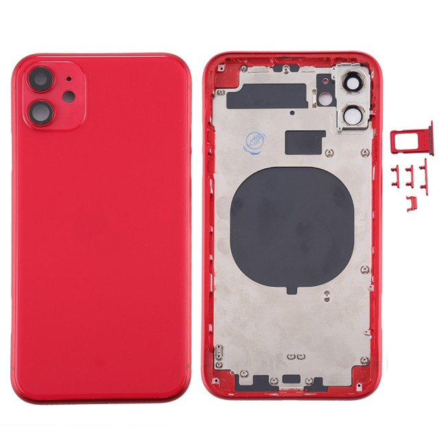 Châssis complet pour iPhone 11 (Rouge)(Avec Logo) à 36,90 €