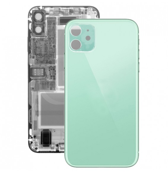 Back Cover Rear Glass for iPhone 11 (Green)(With Logo)