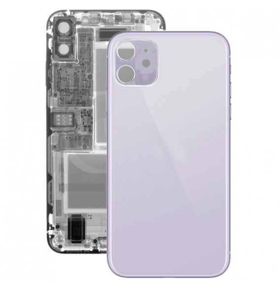 Back Cover Rear Glass for iPhone 11 (Purple)(With Logo)