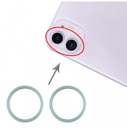 2x Camera Metal Hoop Ring for iPhone 11 (Green) at 6,85 €