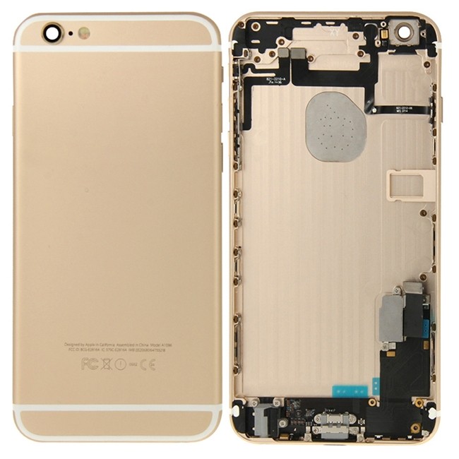 Voorgemonteerde achterkant voor iPhone 6 Plus (Gold)(Met Logo) voor 33,15 €