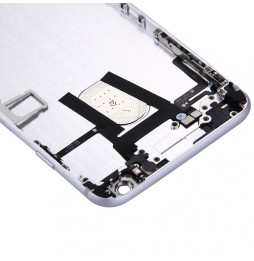 Full Back Housing Cover for iPhone 6 Plus (Silver)(With Logo) at 26,90 €