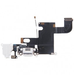 Charging Port Flex Cable for iPhone 6 (White) at 8,90 €