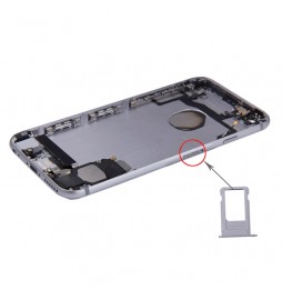 Vormontiert Komplett Gehäuse für iPhone 6S (Grau)(Mit Logo) für 34,90 €